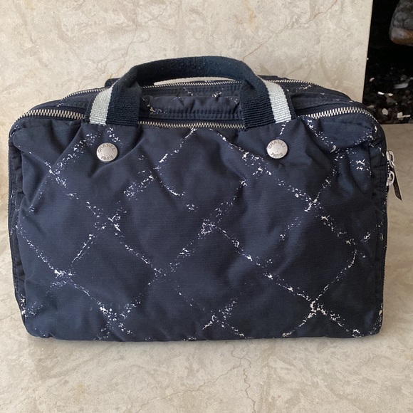 Authentic Chanel Three Zipper Bag/ Makeup bag - Picture 3 of 9